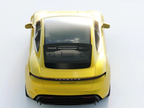Porsche Taycan Turbo S 2020 3D Model