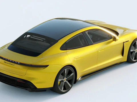 Porsche Taycan Turbo S 2020 3D Model