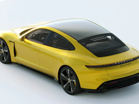 Porsche Taycan Turbo S 2020 3D Model