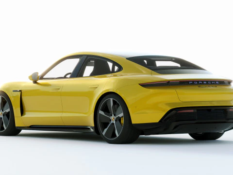 Porsche Taycan Turbo S 2020 3D Model