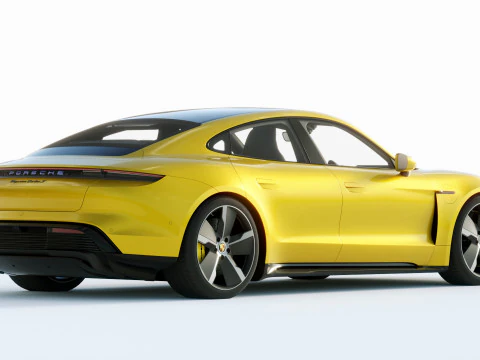 Porsche Taycan Turbo S 2020 3D Model