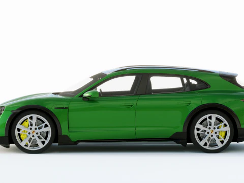 Porsche Taycan Turbo S Cross Turismo 2021 3D Model