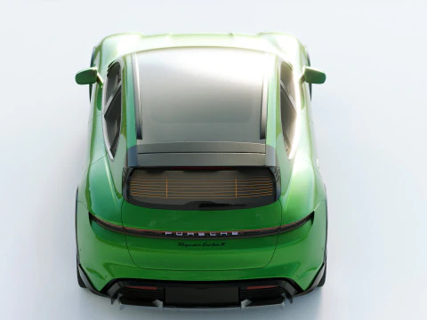 Porsche Taycan Turbo S Cross Turismo 2021 3D Model