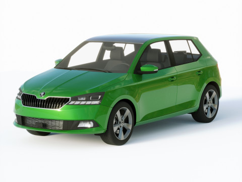Skoda Fabia 2019 3D Model