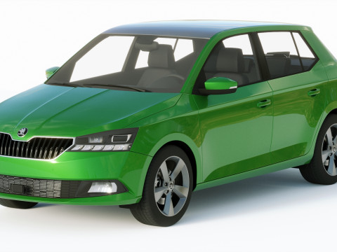 Skoda Fabia 2019 3D Model