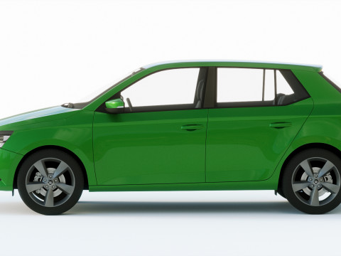 Skoda Fabia 2019 3D Model
