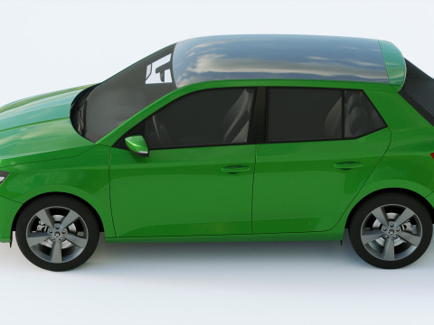 Skoda Fabia 2019 3D Model