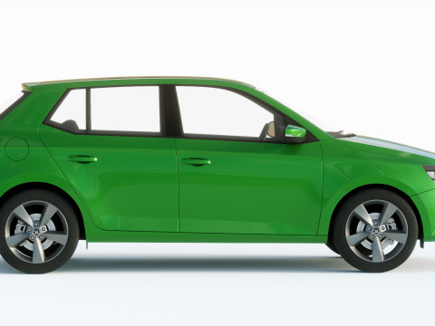 Skoda Fabia 2019 3D Model