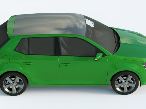 Skoda Fabia 2019 3D Model