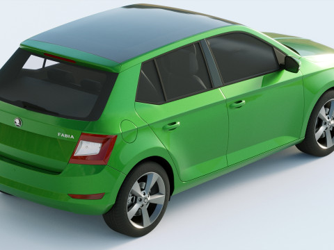 Skoda Fabia 2019 3D Model