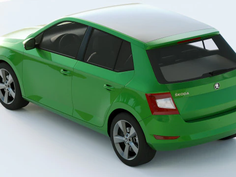 Skoda Fabia 2019 3D Model