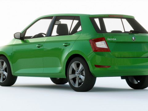 Skoda Fabia 2019 3D Model