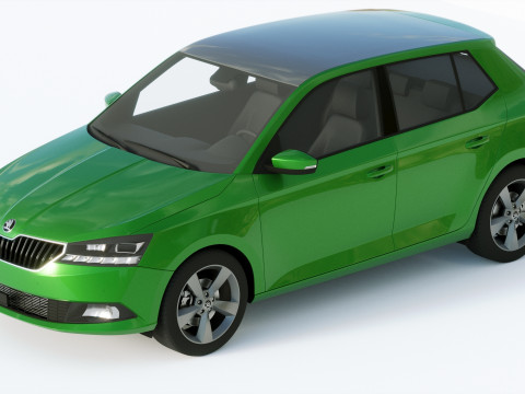 Skoda Fabia 2019 3D Model