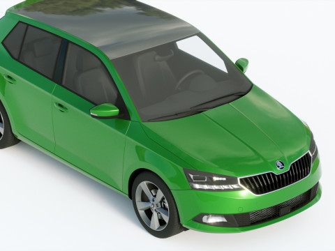Skoda Fabia 2019 3D Model