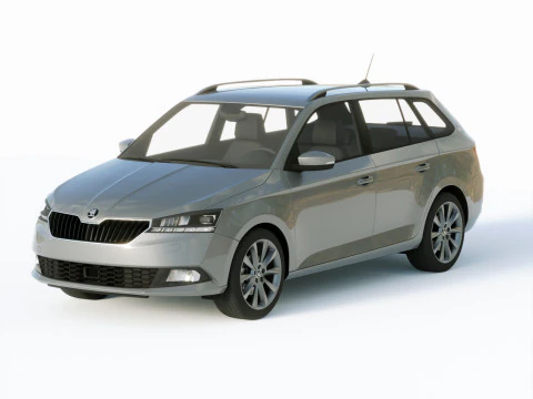 Skoda Fabia Combi 2019 3D Model