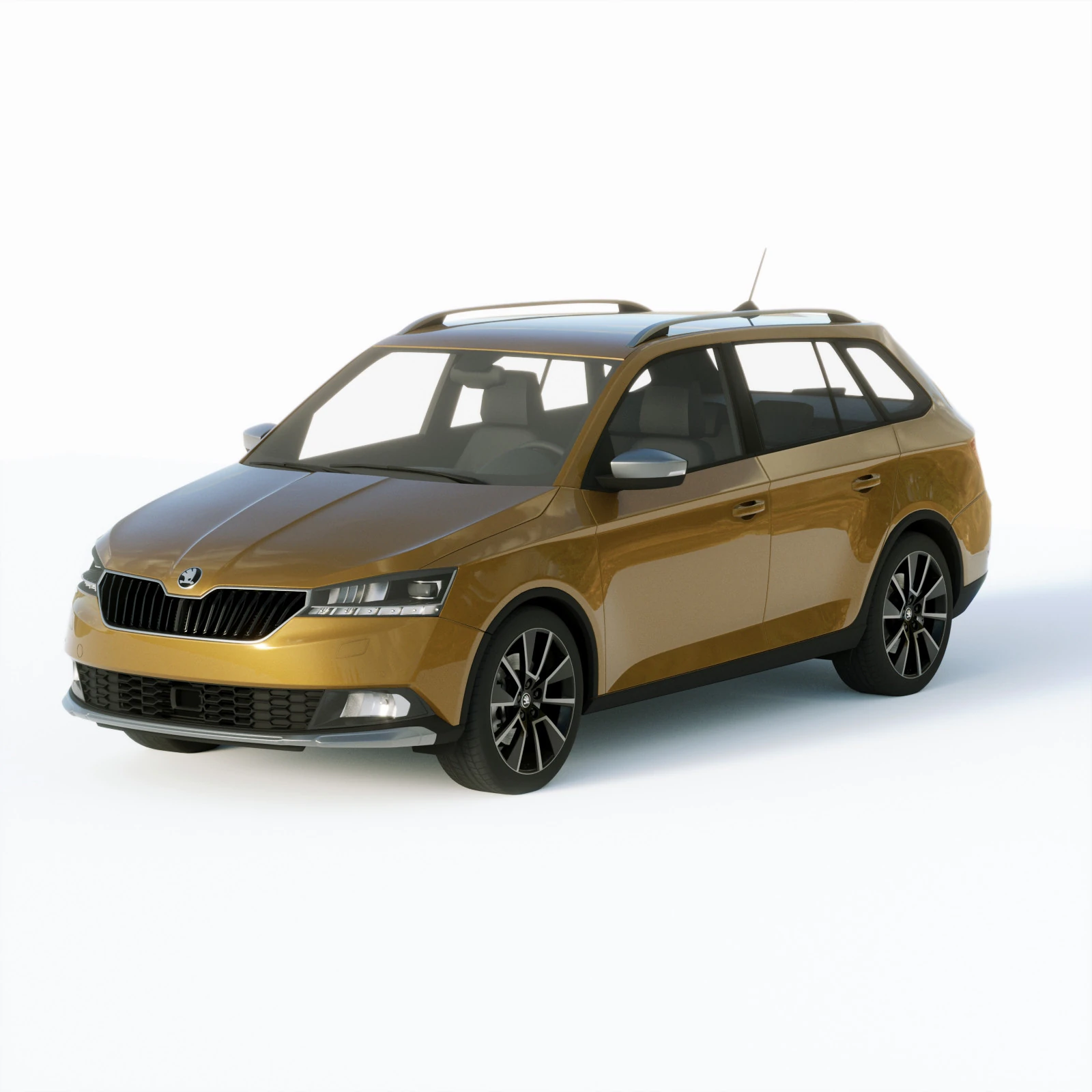 Skoda Fabia Scoutline 2019 3D Model .c4d .max .obj .3ds .fbx .stl .blend