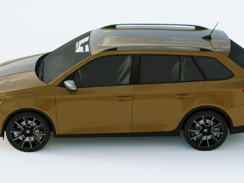 Skoda Fabia Scoutline 2019 3D Model