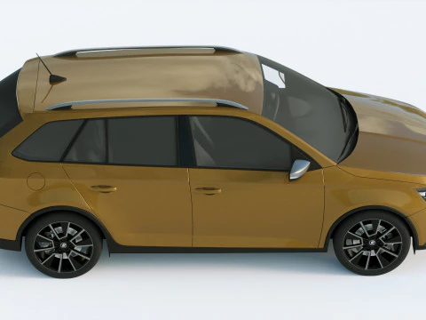 Skoda Fabia Scoutline 2019 3D Model