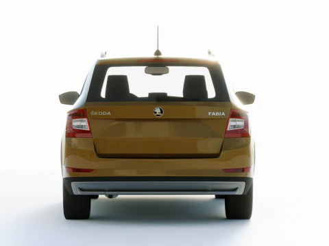 Skoda Fabia Scoutline 2019 3D Model