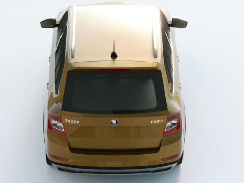Skoda Fabia Scoutline 2019 3D Model