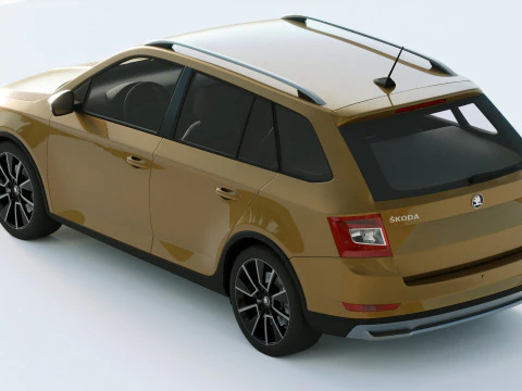 Skoda Fabia Scoutline 2019 3D Model