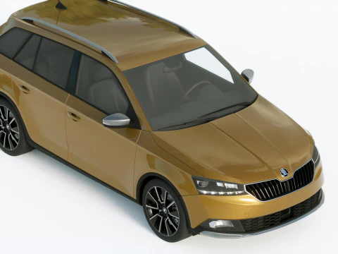 Skoda Fabia Scoutline 2019 3D Model