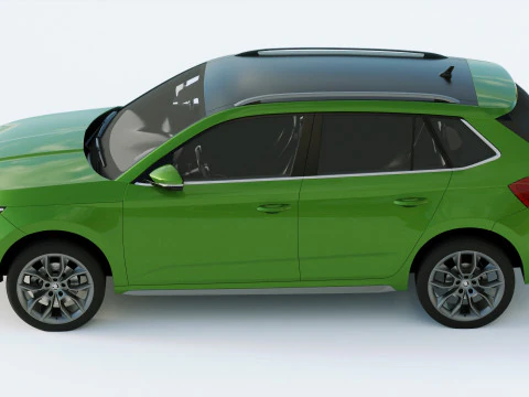Skoda Kamiq 2020 3D Model