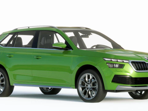 Skoda Kamiq 2020 3D Model