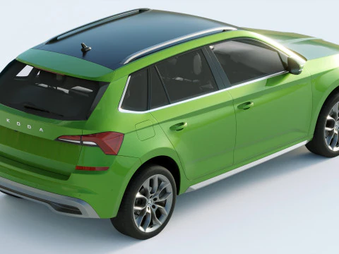 Skoda Kamiq 2020 3D Model
