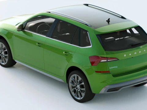 Skoda Kamiq 2020 3D Model
