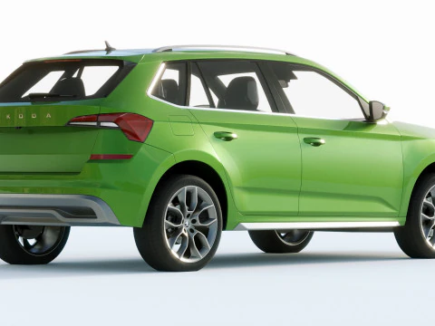 Skoda Kamiq 2020 3D Model