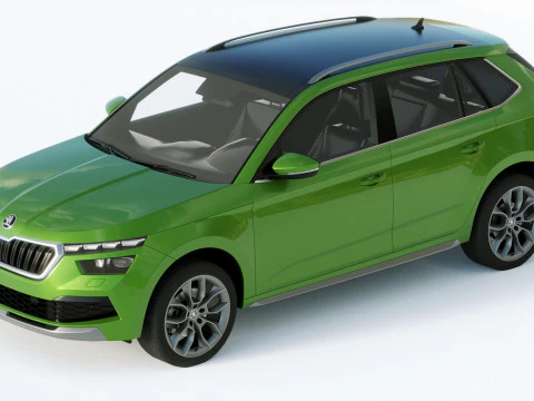 Skoda Kamiq 2020 3D Model