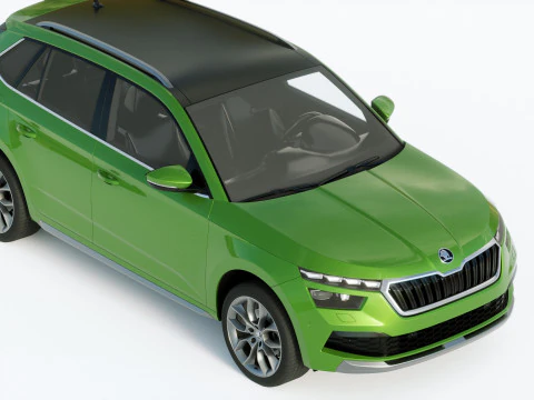 Skoda Kamiq 2020 3D Model