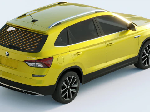 Skoda Kamiq CN 2019 3D Model