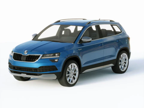 Skoda Karoq Scout 2019 р.в 3D Модель
