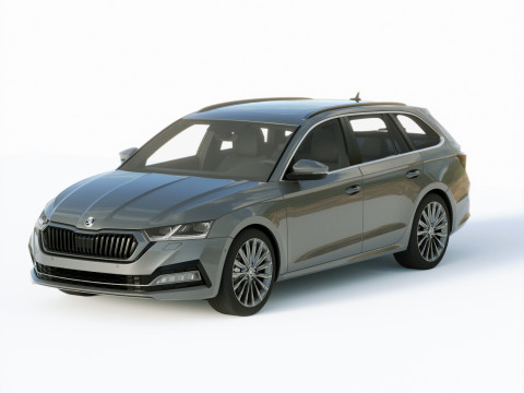 Skoda Octavia Estate 2020 3D Model