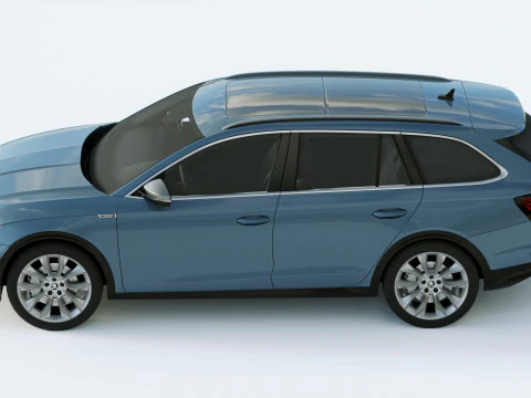 Skoda Octavia Scout 2020 3D Model