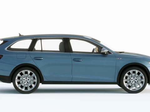 Skoda Octavia Scout 2020 3D Model