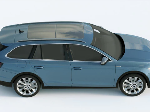 Skoda Octavia Scout 2020 3D Model