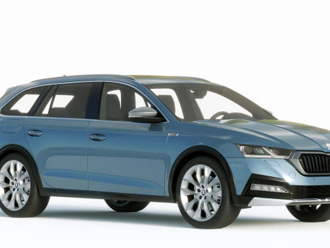 Skoda Octavia Scout 2020 3D Model