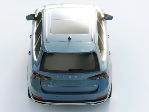 Skoda Octavia Scout 2020 3D Model