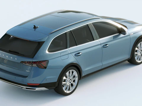 Skoda Octavia Scout 2020 3D Model