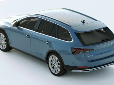 Skoda Octavia Scout 2020 3D Model
