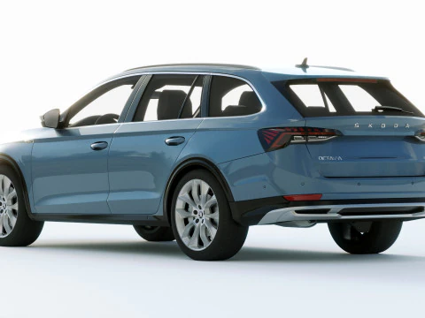 Skoda Octavia Scout 2020 3D Model