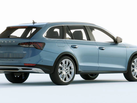 Skoda Octavia Scout 2020 3D Model