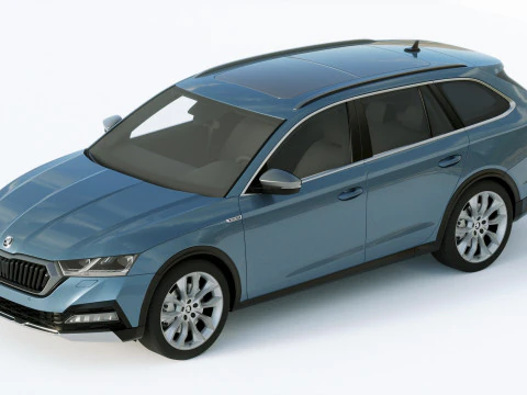 Skoda Octavia Scout 2020 3D Model