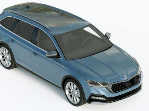 Skoda Octavia Scout 2020 3D Model