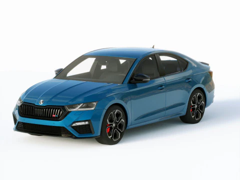 Skoda Octavia Berlina RS 2020 Modello 3D