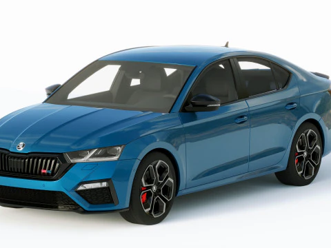 Skoda Octavia Sedan RS 2020 3D Model
