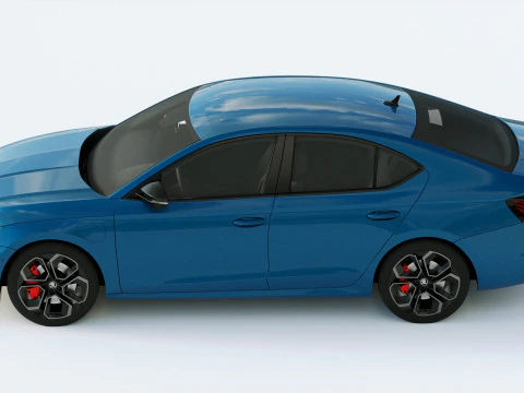 Skoda Octavia Sedan RS 2020 3D Model